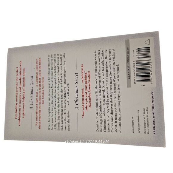 Anne Perrys Christmas mysteries Ballantine books isbn 9780345496423 - Picture 3 of 5